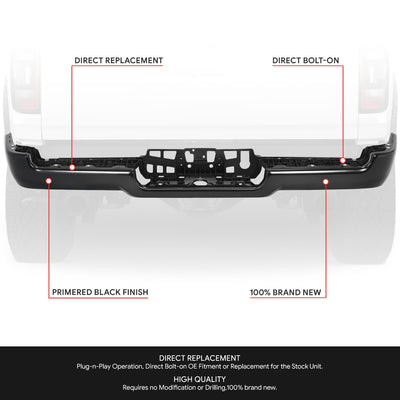 Facory Style Rear Bumper Facebar <br> 19-24 Ram 1500