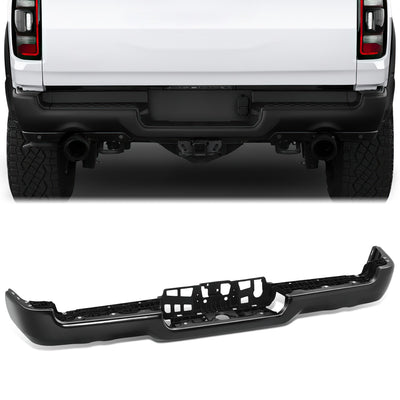 Rear Bumper Facebar (w/ Dual Exhaust Holes) <br> 19-24 Ram 1500