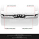 Rear Bumper Facebar (w/ Dual Exhaust Holes) <br> 19-24 Ram 1500
