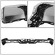 Rear Bumper Facebar (w/ Dual Exhaust Holes) <br> 19-24 Ram 1500