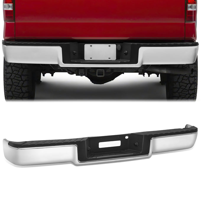 Rear Bumper Assembly (w/o Sensor Holes) <br> 04-06 Ford F-150