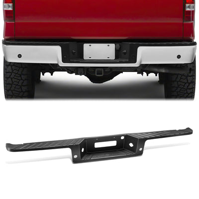 Rear Truck Bumper Step Pad Cover <br>04-08 Ford F150 w/ Sensor Holes Tow Pkg