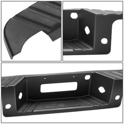 Rear Truck Bumper Step Pad Cover <br>04-08 Ford F150 w/ Sensor Holes Tow Pkg