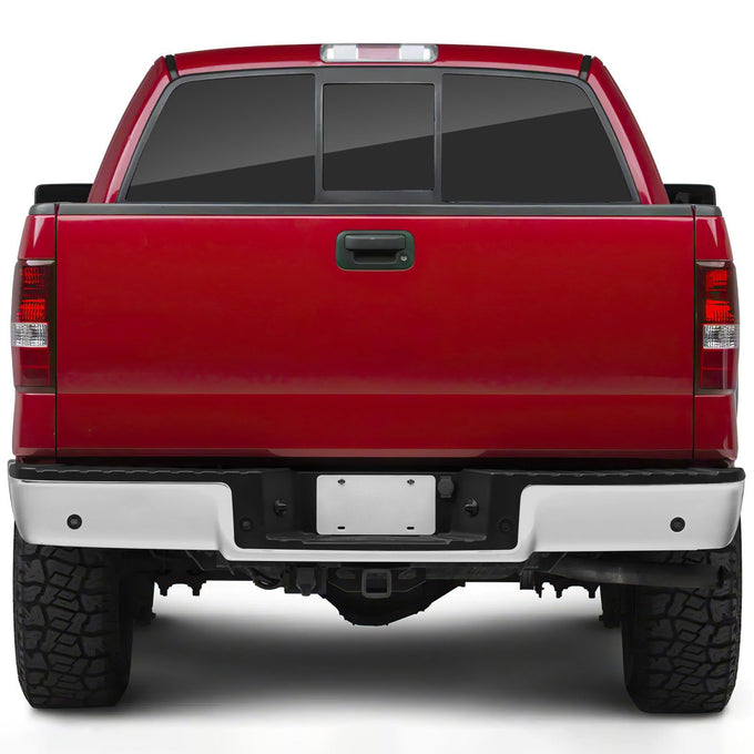 Rear Truck Bumper Step Pad Cover <br>04-08 Ford F150 w/ Sensor Holes Tow Pkg