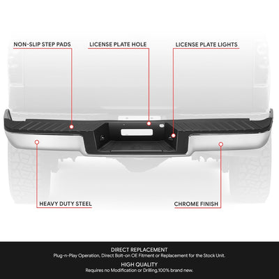 Rear Bumper Assembly <br> 06-08 Ford F-150