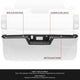 Rear Bumper Step Pad Cover <br>21-23 Ford F150 w/o Sensor Holes & Tow Package