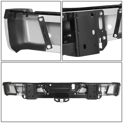 Rear Step Bumper w/Sensor Holes, Towing Pkg <br> 15-20 Ford F-150