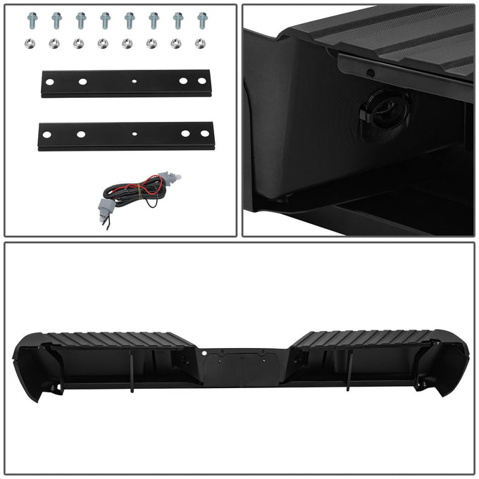 Rear Bumper Assembly (w/o Sensor Holes) <br> 08-16 Ford F-250 F-350 F-450 Super Duty