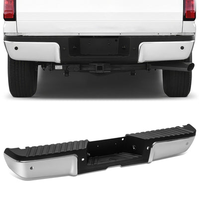 Rear Bumper Assembly (w/sensor holes) <br> 08-16 Ford F-250 F-350 F-450 Super Duty
