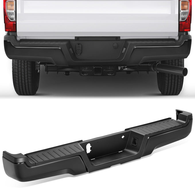 Rear Step Bumper W/License Plate Lamps <br> 17-22 Ford F-250 F-350 Super Duty