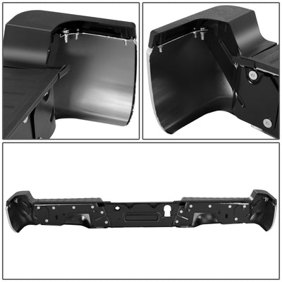 Rear Step Bumper W/License Plate Lamps <br> 17-22 Ford F-250 F-350 Super Duty