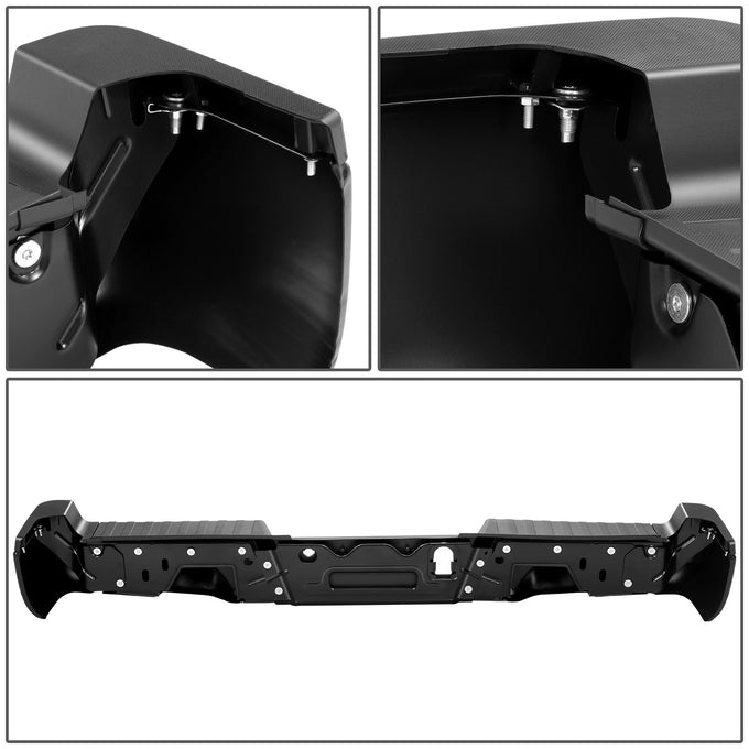 Rear Step Bumper W/License Plate Lamps <br> 17-22 Ford F-250 F-350 Super Duty