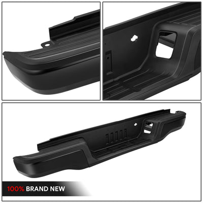 Primered Black Steel Rear Step Bumper<br>19-23 Ford Ranger