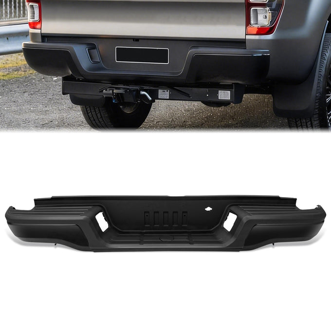 Primered Black Steel Rear Step Bumper<br>19-23 Ford Ranger