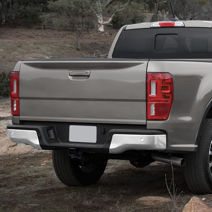Black Rear Bumper Step Pad w/ Rear Parking Aid<br>19-23 Ford Ranger