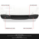 Primered Black Rear Step Bumper<br>12-21 Nissan NV1500 NV2500 NV3500