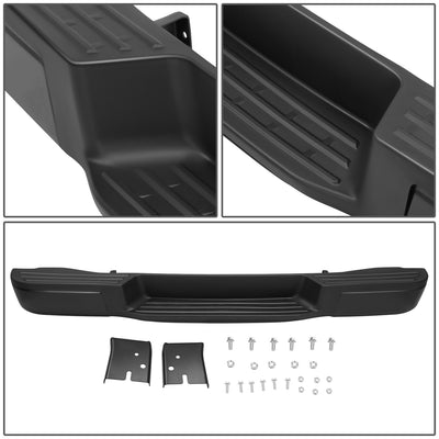 Primered Black Rear Step Bumper<br>12-21 Nissan NV1500 NV2500 NV3500