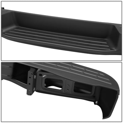 Primered Black Rear Step Bumper<br>12-21 Nissan NV1500 NV2500 NV3500