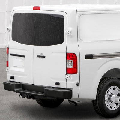 Primered Black Rear Step Bumper<br>12-21 Nissan NV1500 NV2500 NV3500
