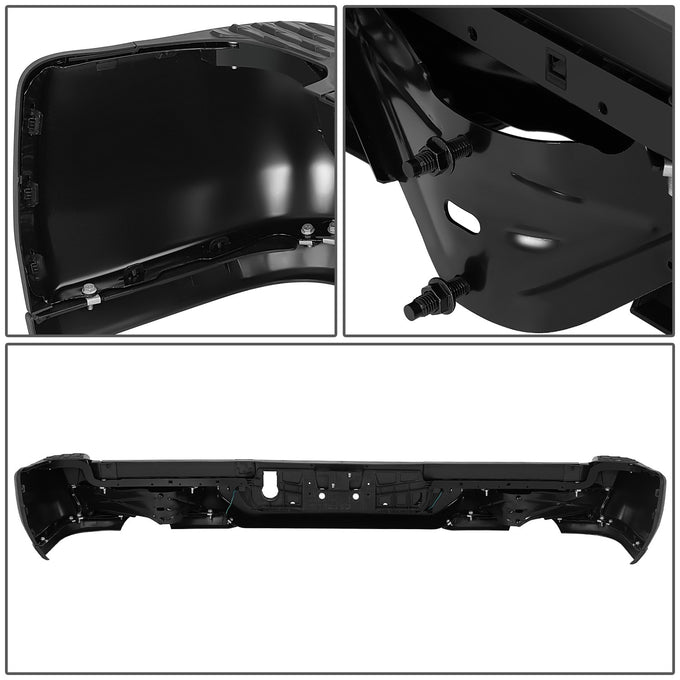 Rear Bumper W/ License Plate Lights <br> 19-24 RAM 1500