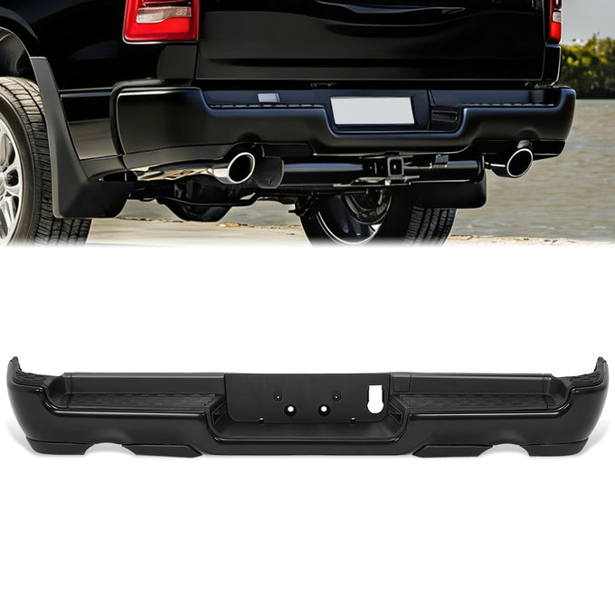 Primered Black Rear Bumper<br>19-24 Ram 1500