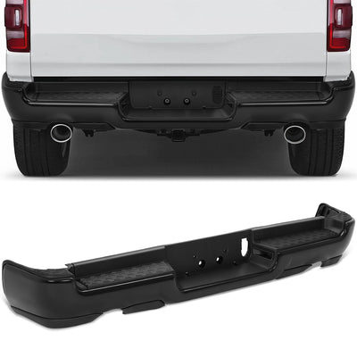Rear Bumper W/ License Plate Lights <br> 19-24 RAM 1500