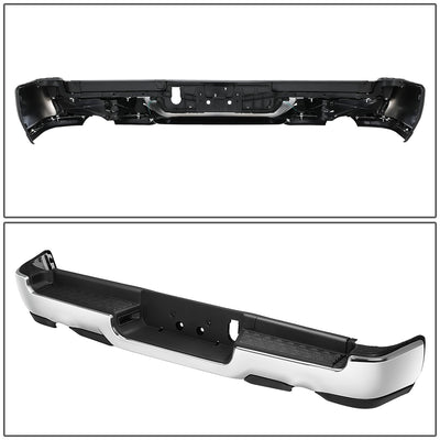 Polished Chrome Rear Bumper<br>19-24 Ram 1500