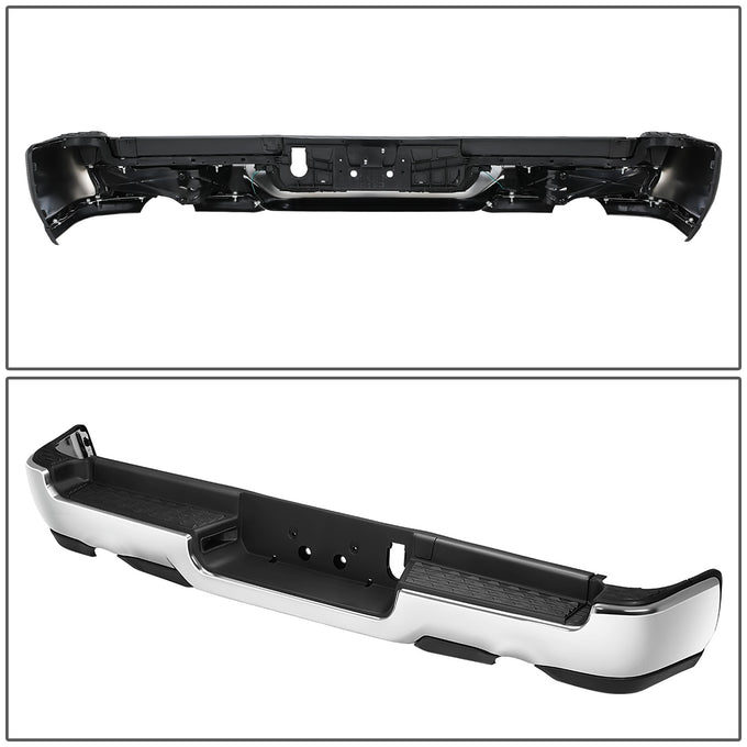 Polished Chrome Rear Bumper<br>19-24 Ram 1500