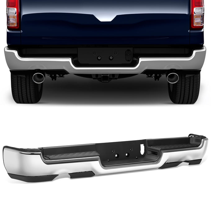 Rear Step Bumper W/License Plate Lamps <br> 19-24 Ram 1500