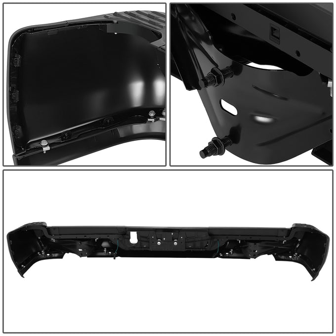 Rear Bumper W/ License Plate Lights <br> 19-24 RAM 1500