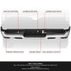 Rear Bumper W/ License Plate Lights <br> 19-24 RAM 1500