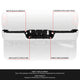 Matte Black Rear Bumper Shell<br>19-26 Ram 2500 3500
