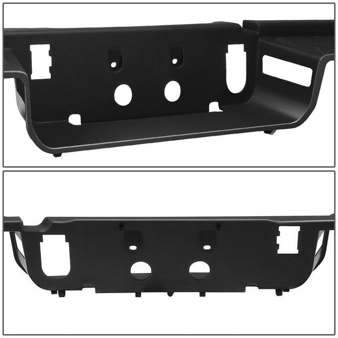 Matte Black Black Rear Bumper Step Pad<br>19-26 Ram 2500 3500