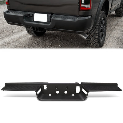 Matte Black Black Rear Bumper Step Pad<br>19-26 Ram 2500 3500