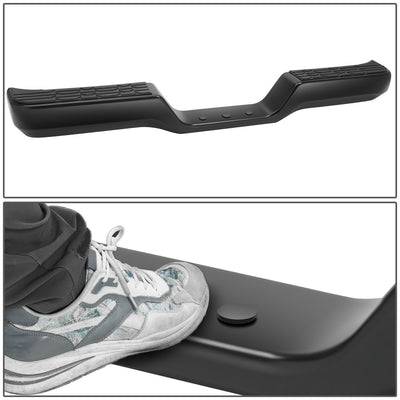 Black Rear Step Bumper Assembly <br>89-95 Toyota Pickup