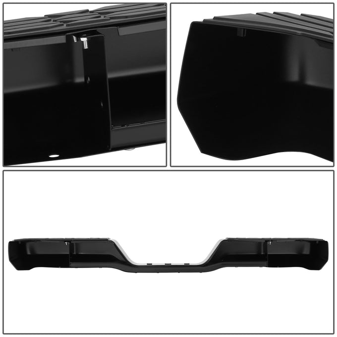 Black Rear Step Bumper Assembly <br>89-95 Toyota Pickup