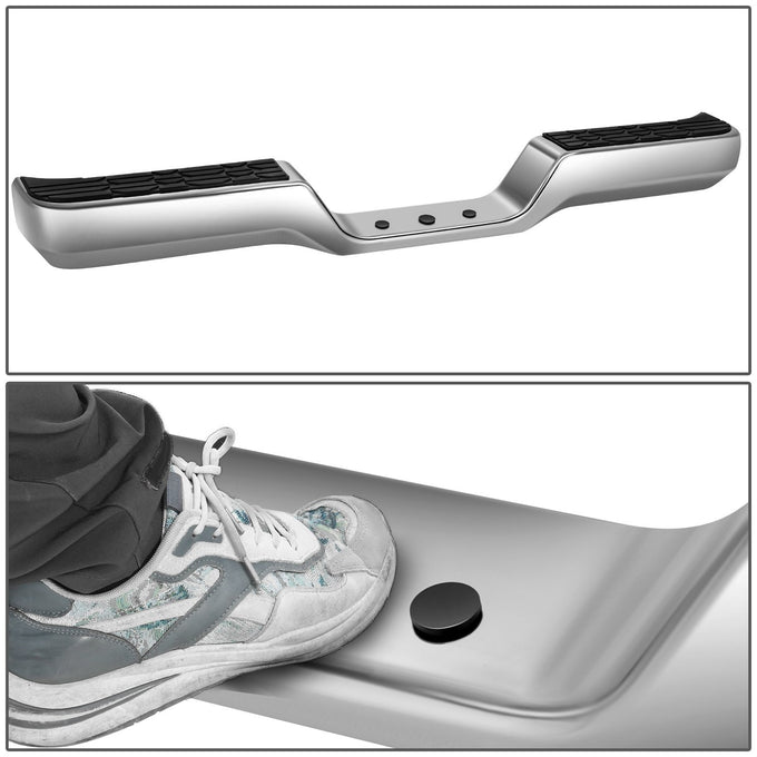 Chrome Rear Step Bumper Assembly <br>89-95 Toyota Pickup