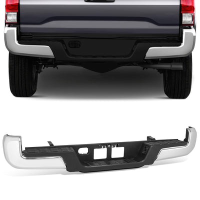 Rear Bumper W/o Park Assist & Tow Hitch <BR> 16-23 Toyota Tacoma