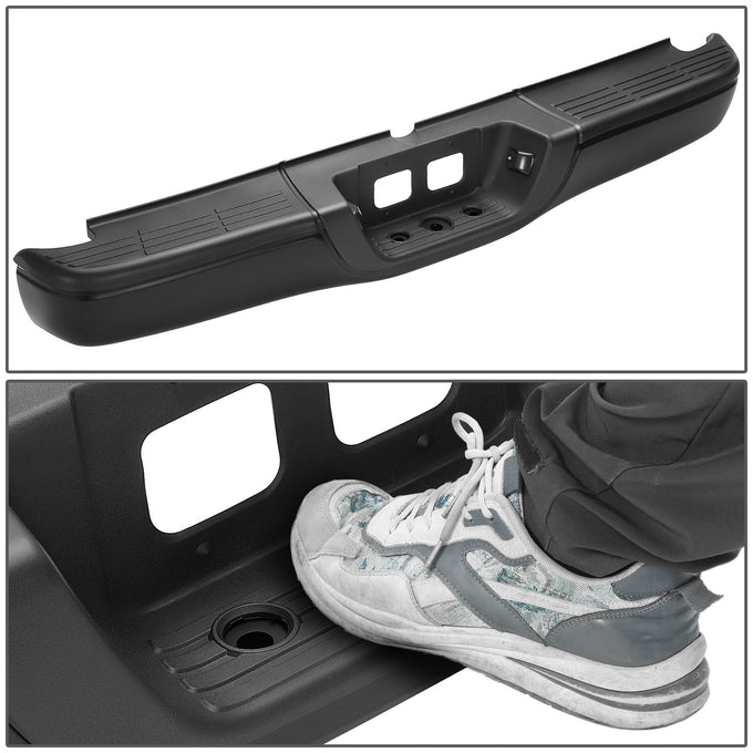 Rear Step Bumper W/License Plate Lamps <BR> 00-06 Toyota Tundra