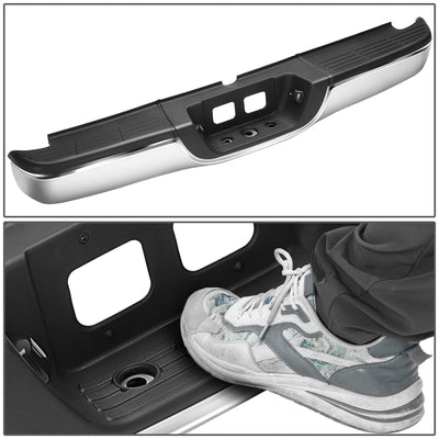 Rear Step Bumper W/License Plate Lamps <BR> 00-06 Toyota Tundra