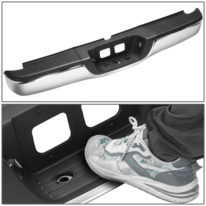 Rear Step Bumper W/License Plate Lamps <BR> 00-06 Toyota Tundra