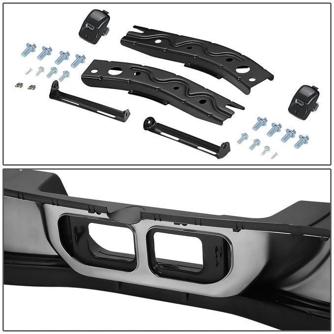 Rear Step Bumper W/License Plate Lamps <BR> 00-06 Toyota Tundra