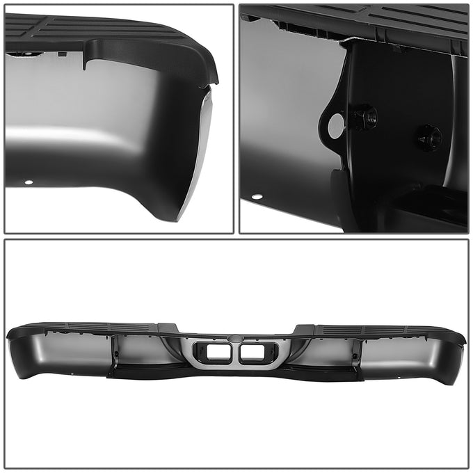 Rear Step Bumper W/License Plate Lamps <BR> 00-06 Toyota Tundra