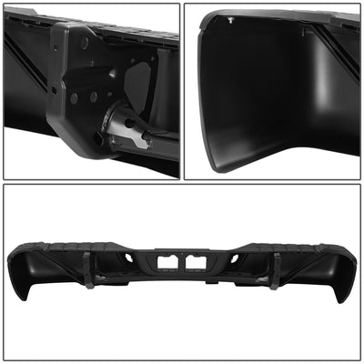 Rear Step Bumper w/License Plate Lamps <br> 07-13 Toyota Tundra