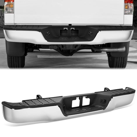 Rear Step Bumper w/License Plate Lamps <br> 07-13 Toyota Tundra