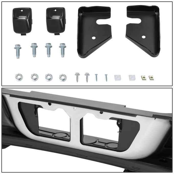 Rear Step Bumper w/License Plate Lamps <br> 07-13 Toyota Tundra