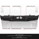 Rear Step Bumper w/ License Plate Lamps <br> 07-13 Toyota Tundra