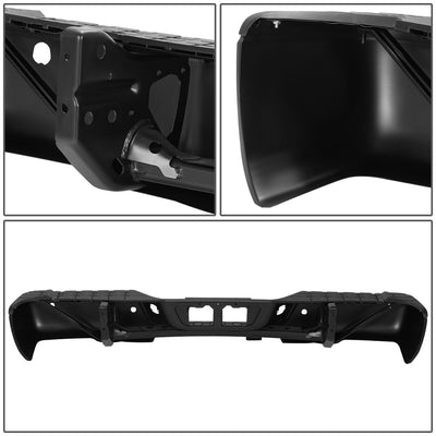 Rear Step Bumper w/ License Plate Lamps <br> 07-13 Toyota Tundra