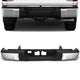 Chrome Steel Rear Step Bumper Assembly w/o Sensor Holes <br>14-21 Toyota Tundra