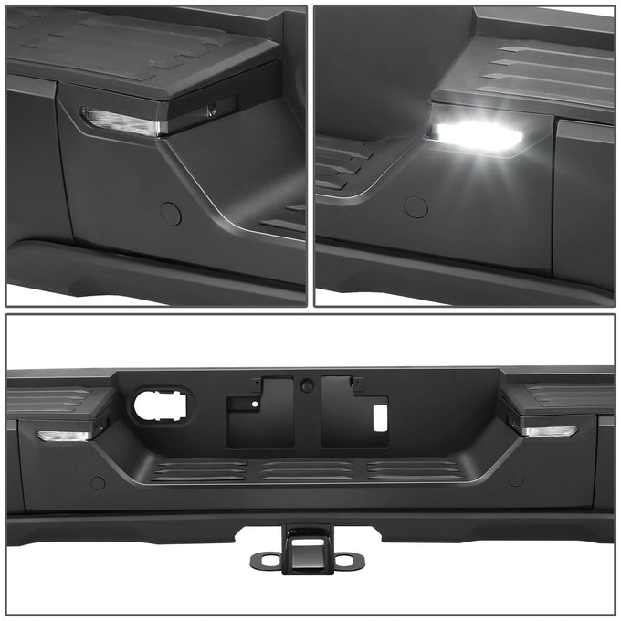 Primered Black Rear Bumper <br>22-26 Toyota Tundra